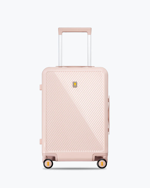 Gibraltar Pink Hard Case Carry On Suitcase Level8 Travel with Style