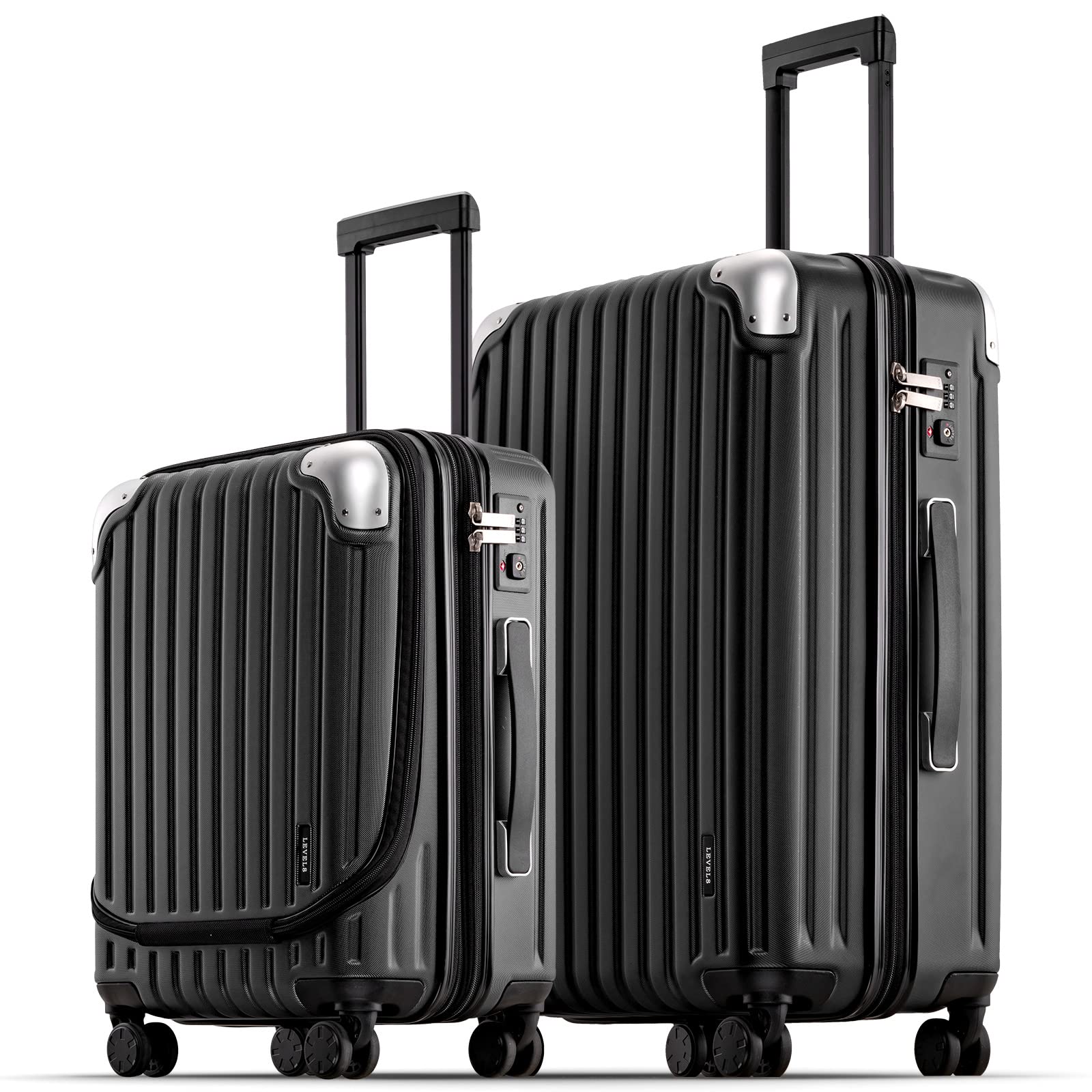 Matte Luggage 2 Piece Set  Level8: Travel with Style – LEVEL8